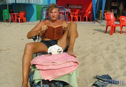 Валерий Тимченко, вице-президент Федерации сумо Киева. Согласитесь, худощав для борца сумо