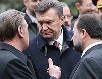 Ющенко, Янукович, Балога