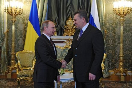 Янукович и Путин, фото пресс-службы президента России