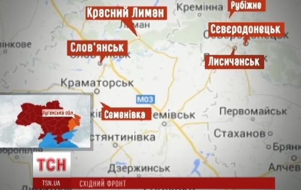 Силовики контролируют более 20 районов на Донбассе (карта)