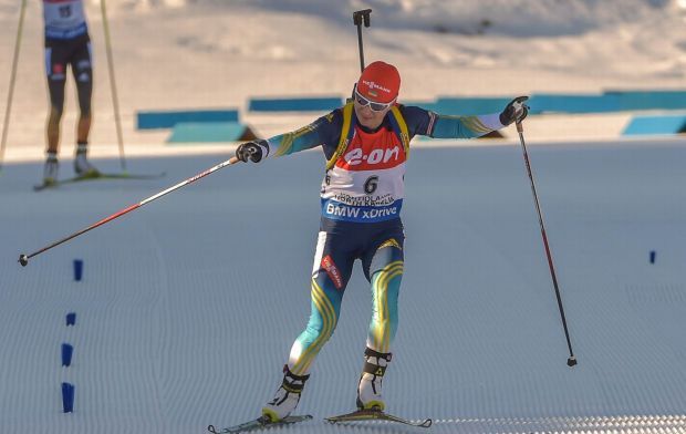 В этом сезоне Семеренко ровно выступала практически на всех этапах Кубка мира / biathlon.com.ua