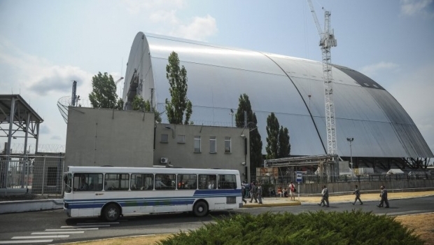 На Чернобыльской АЭС соединили две арки укрытия для разрушенного блока