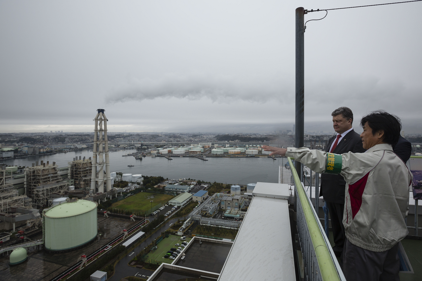 Порошенко в Йокогамі відвідав найбільш екологічну ТЕС / president.gov.ua