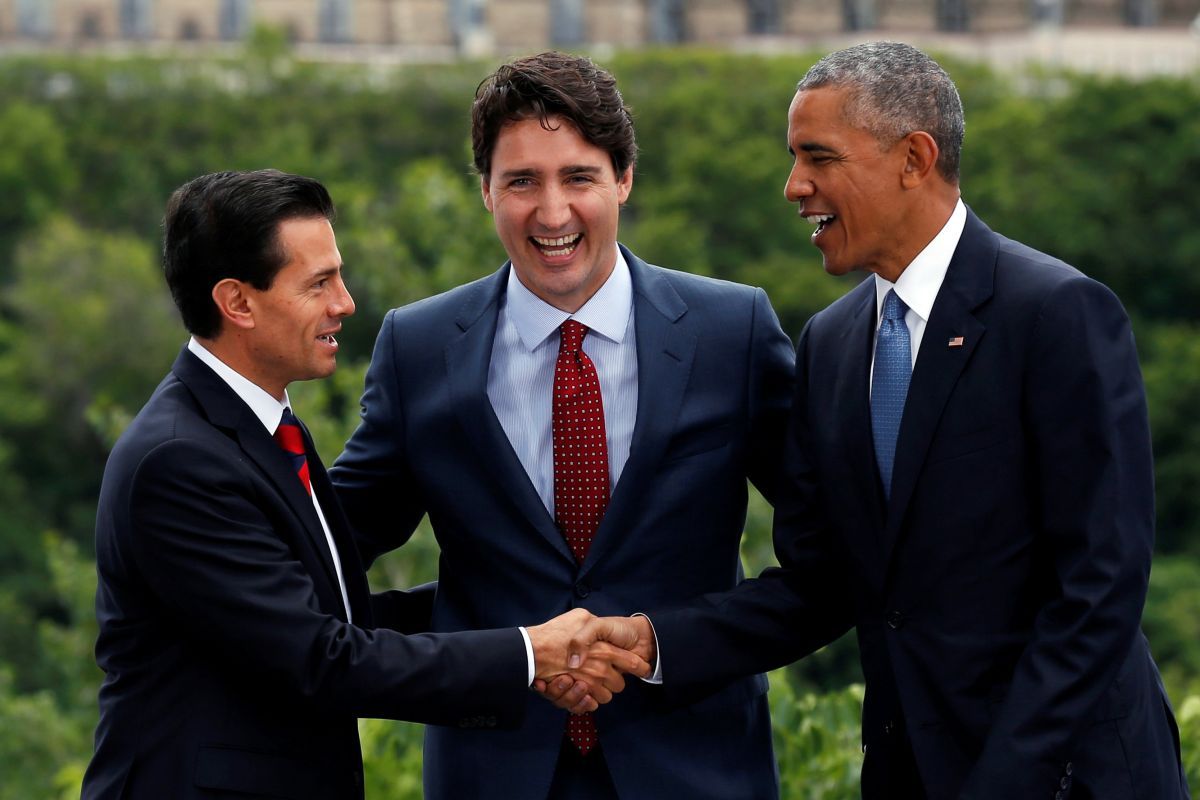«Адское рукопожатие» лидеров США, Канады и Мексики взорвало интернет