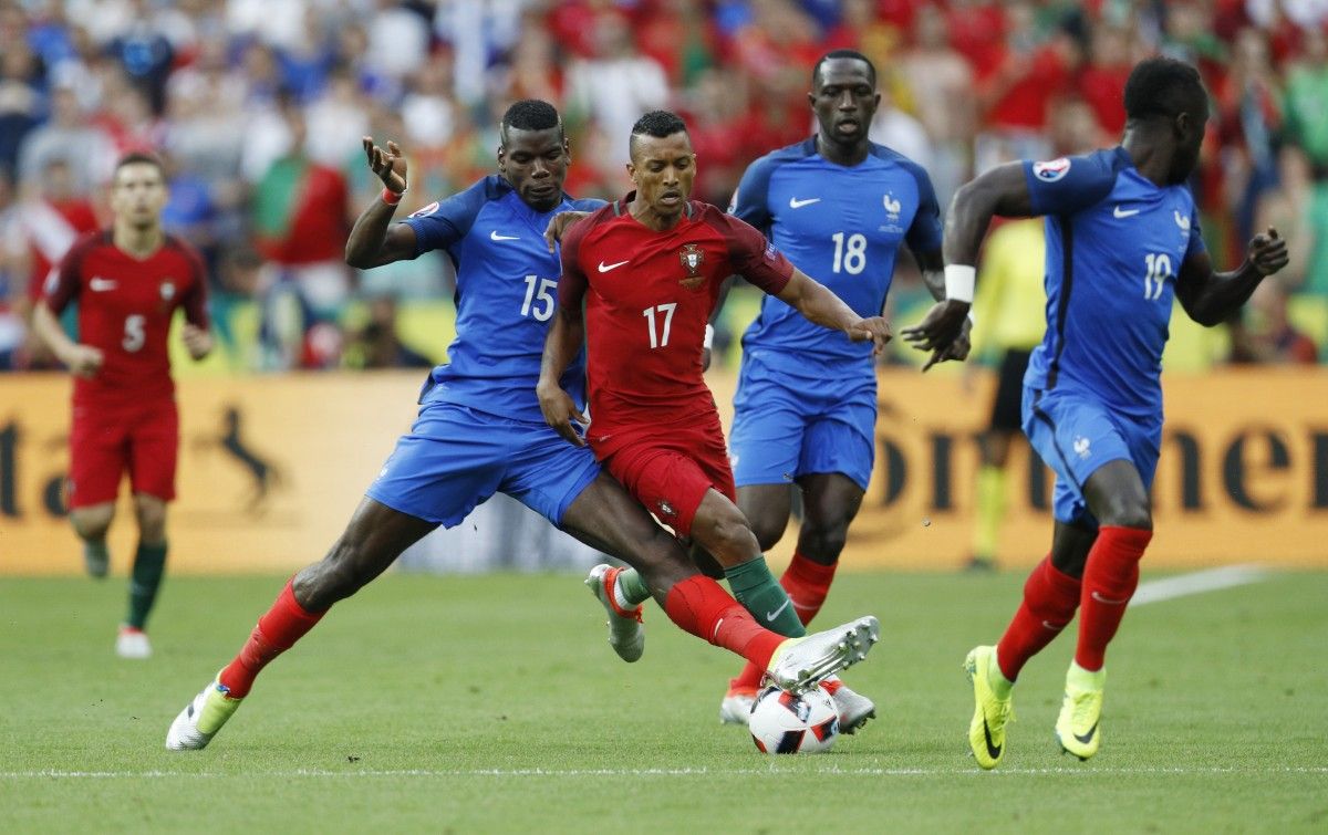 Португалия-Франция:  1-таймда есеп 0:0