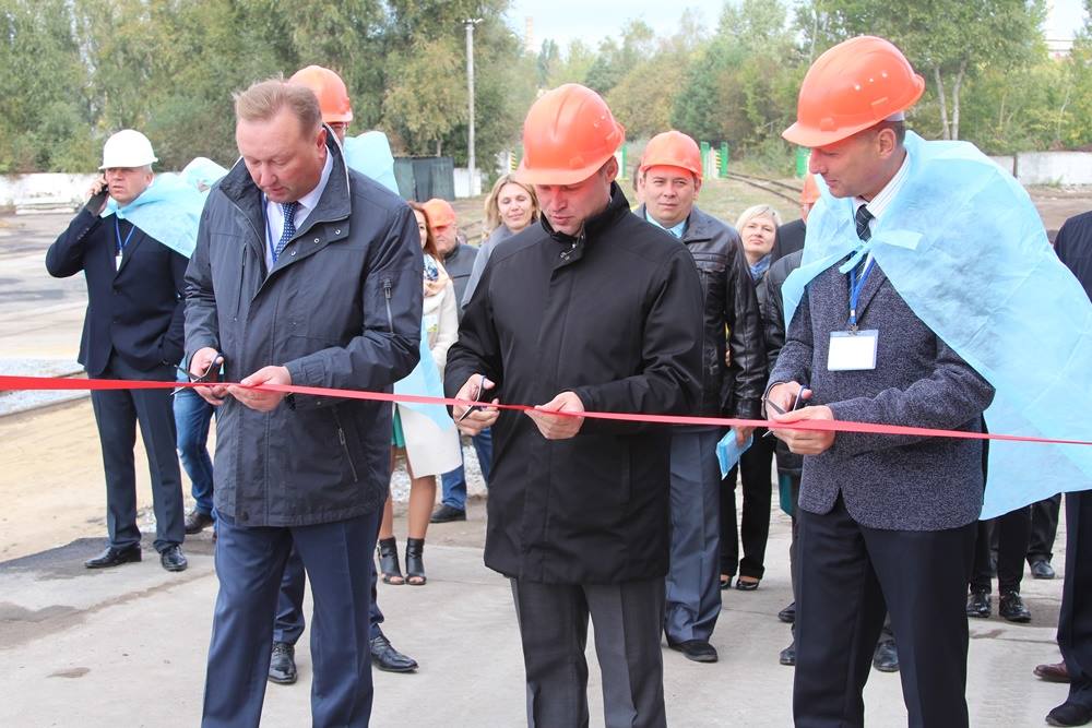 Під час відкриття заводу Під час відкриття заводу