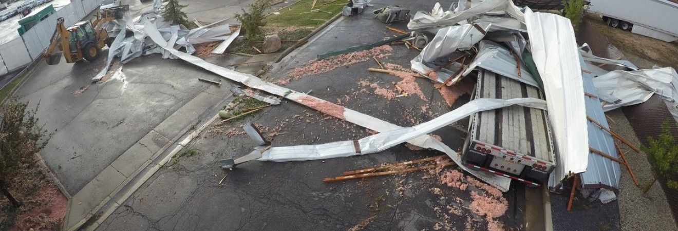 Руйнівний торнадо пройшов у штаті Юта (фото)