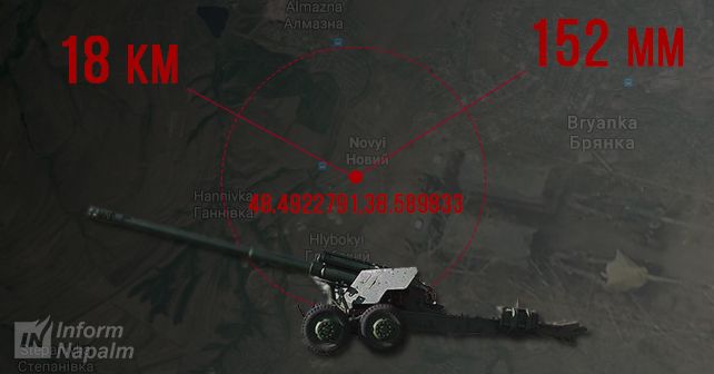 Аэроразведка зафіксувала переміщення 152-мм знарядь Аэроразведка зафіксувала переміщення 152-мм знарядь