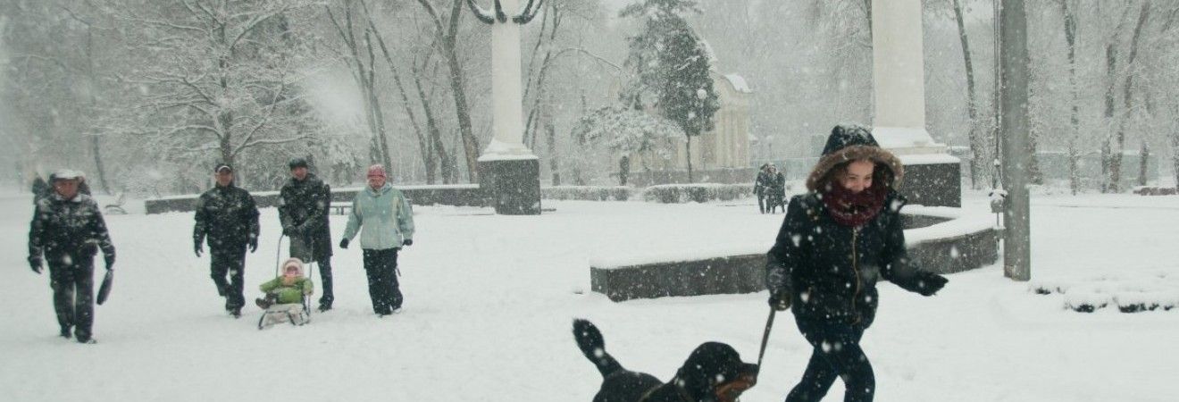 Завтра у багатьох областях України пройде сніг, на сході вночі до -8° (відеопрогноз)