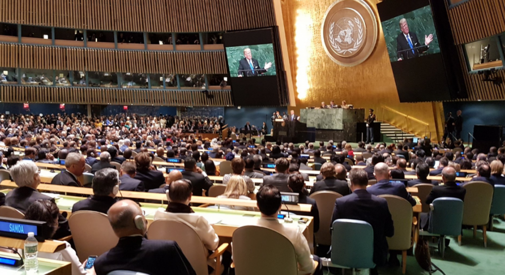 Trump at UNGA: "We must reject threats to sovereignty – from Ukraine to South China Sea"