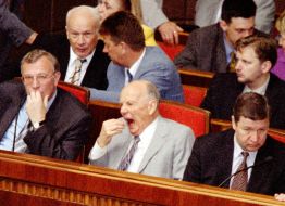 Valery Smoly, Boris Paton and Vladimir Kuratchenko