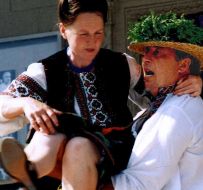 The members of ritual-folk ensemble