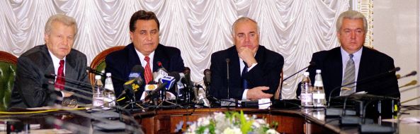 Alexander Moroz, Evgeny Marchuk, Alexander Tkachenko and Vladimir Oleynik