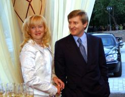 Рінат Ахметов з своєю дружиною Лілією