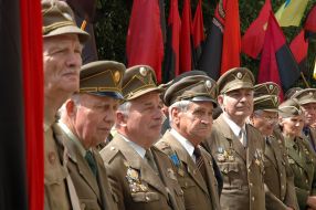 Former soldiers of Ukrainian Rebellious Army