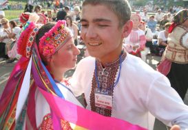 Участники фольклорного коллектива