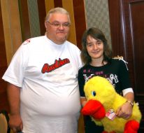 Kateryna Lagno and  Sergey Sivokha