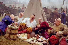 The shot from the film  ”Chorna Rada” (”Black Council”)