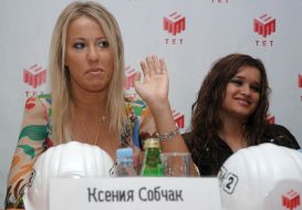 Ksenia Sobchak and Ksenia Borodina