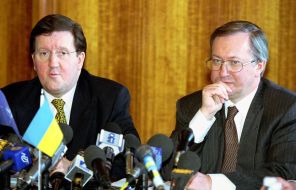 George Robertson and Boris Tarasyuk