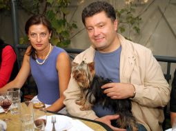 Petr and Marina Poroshenko