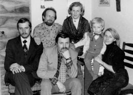 Вячеслав Черновол в кругу семьи