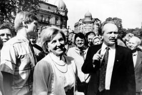 Вячеслав Черновол с женой Атеной Пашко