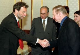 Leonid Kuchma and Julian Berengot