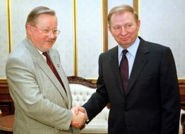 Leonid Kuchma and Vitautas Landsbergis