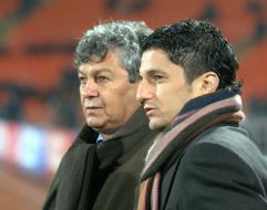 Mircea Lucescu and his son Razvan Lucescu