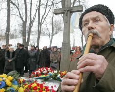 A meeting in commemoration of Kruty  tragedy of 1918