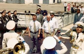 Visit of Stepashin to Sevastopol