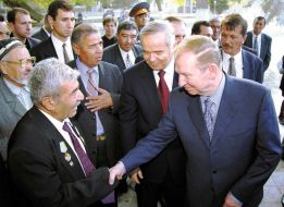 Leonid Kuchma and Islam Karimov