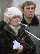 Lesya Gongadze and Yury Lutsenko