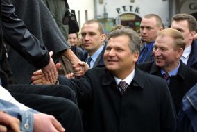 Александр Квасневский и Леонид Кучма