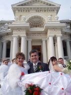 Mass wedding. Valentine’s Day