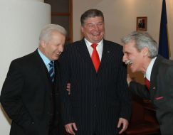 Alexander Moroz, Yevgeny Chervonenko and Sergey Kuzmenko