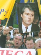 The participants of the rally