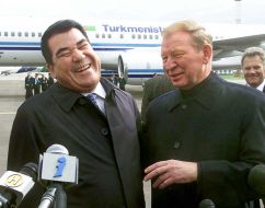 Leonid Kuchma and Saparmurat Niyazov