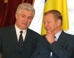 Леонид Кучма и Владимир Воронин
