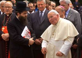 The Pope John Paul II and Dov Bleich