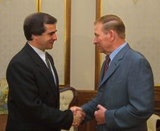 Vasile Tarlev and Leonid Kuchma