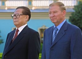 Цзян Цземінь та Леонід Кучма