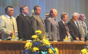 The participants of the III World Forum of Ukrainians