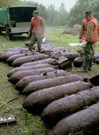 Soldiers of the Emergency Ministry rescue group