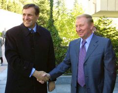 Борис Трайковский и Леонид Кучма 