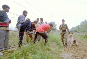 Mukachevo frontier troop’s 10th post guards 