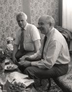 Leonid Kravchuk and Mikhail Gorbachev