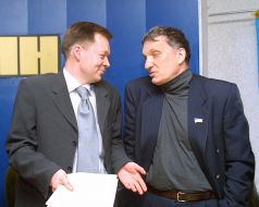 Yevgeniy Dobryak and Viktor Taran