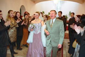 Vladimir Horyansky and his wife Larisa